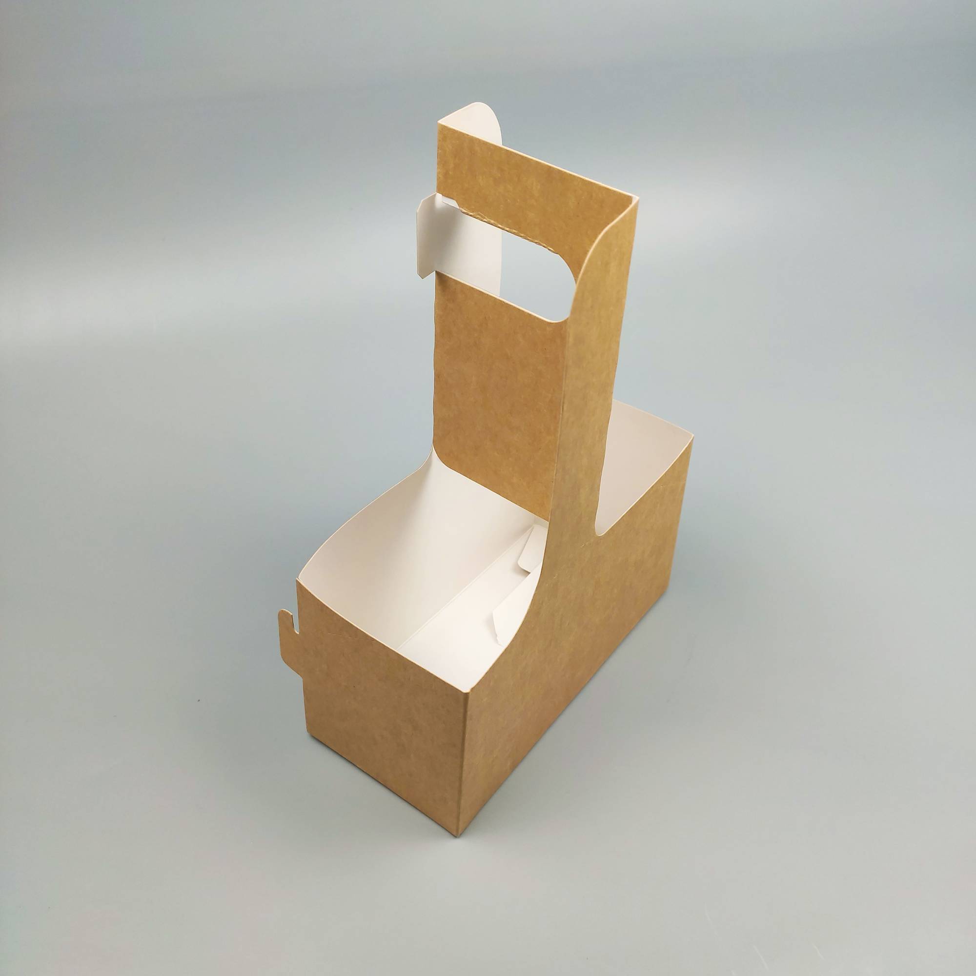 2/4 Cup Plain Paper Kraft Drink Carrier PACK25/CTN500